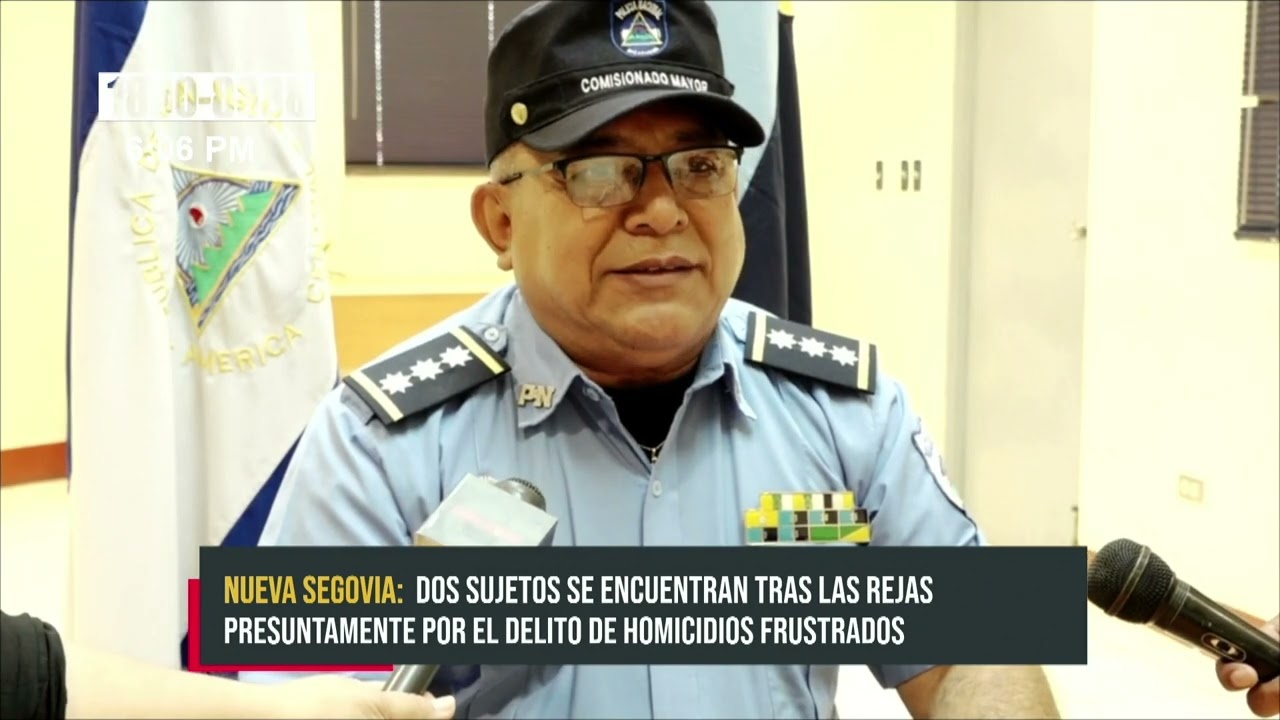 Policía detiene a más sujetos en Juigalpa, Nueva Segovia - Nicaragua