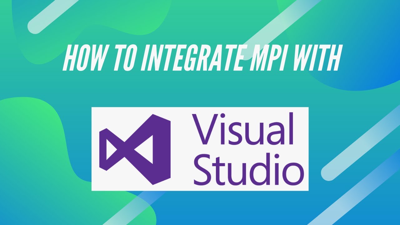 How to integrate MPI with visual studio - YouTube