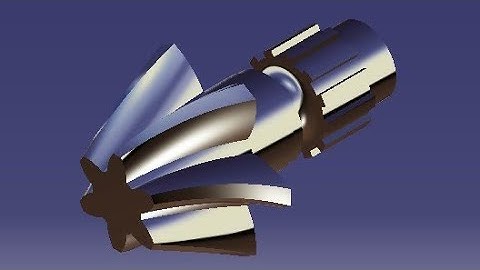 MULTI-SECTION SPIRAL BEVEL GEAR DESIGN IN CATIA V5 TUTORIAL.