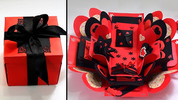 Explosion Box Full Tutorial / How To Make Explosion Box / DIY Explosion Box - Explosion Gift Box