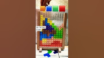🟥🟧Colorful 3D TETRIS CUBES #2025 #youtubeshorts #shorts #toys #shortvideo
