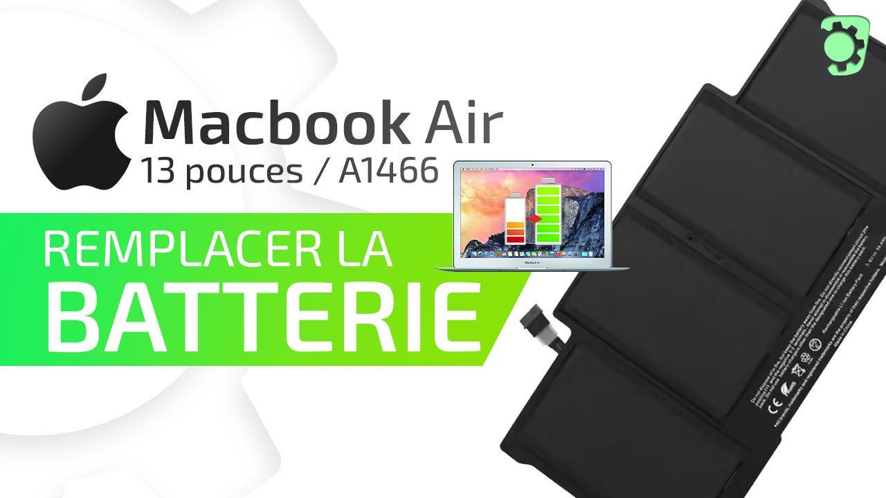 Batterie Apple A1496 MacBook Air 13 pouces A1466 (2013/2017)