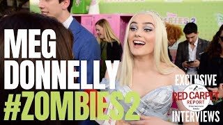 Meg Donnelly interviewed at Zombies 2 special screening at Disney Studios #DisneyChannel