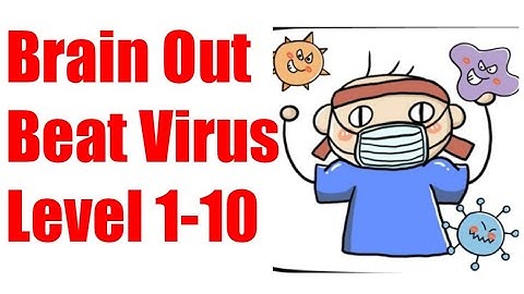 Brain Out Challenge Beat Virus Levels 1,2,3,4,5,6,7,8,9,10 WalkThrough | Fazie Gamer