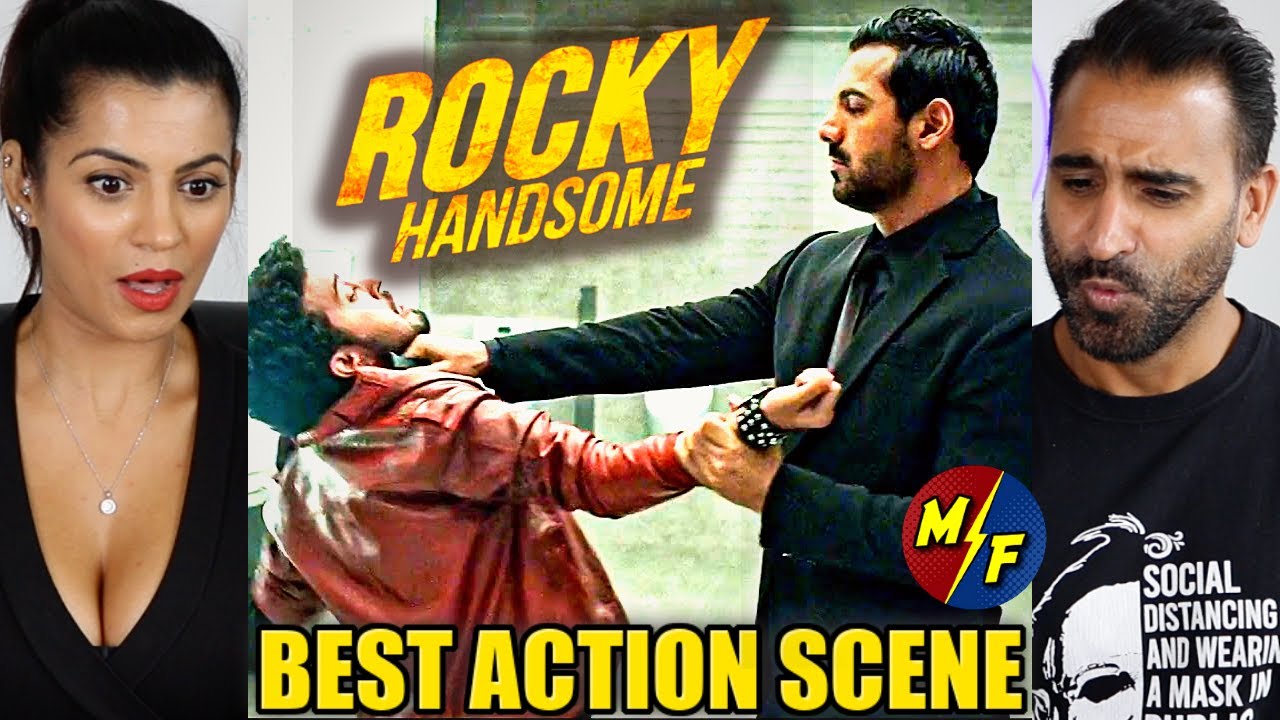 ROCKY HANDSOME (FIGHT SCENE) REACTION!! | John Abraham Best Action ...