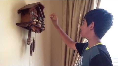How to wind a cuckoo clock pt. 4