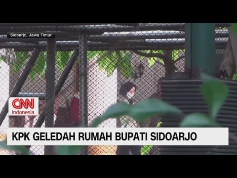 KPK Geledah Rumah Bupati Sidoarjo, 4 Koper Diamankan