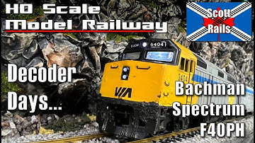 DCC-decoderupgrade - Bachman Spectrum F40PH via rail