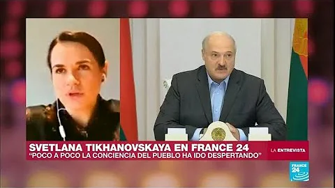 Svetlana Tikhanovskaya: Queremos un nuevo pas, don...