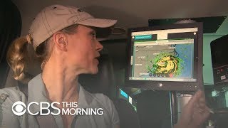 Hurricane Florence forecast: "We were just in the eye wall"