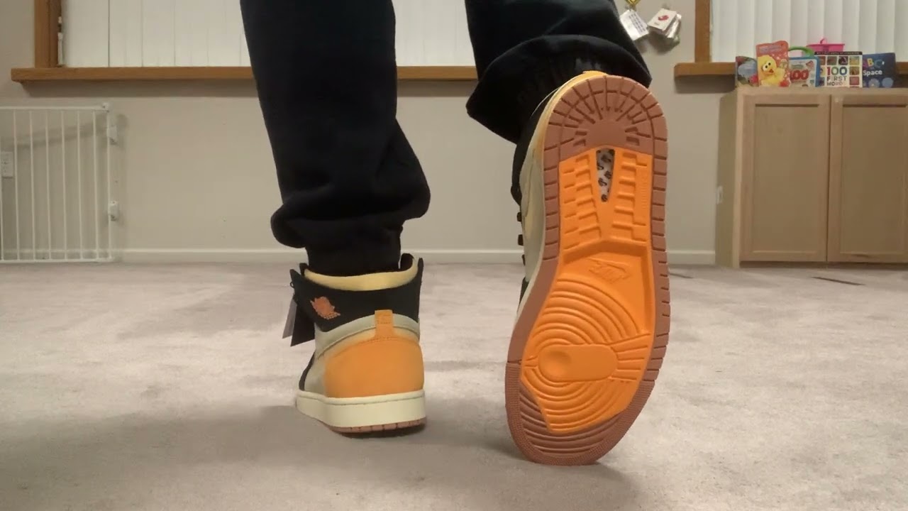 jordan 1 high zoom air cmft on feet