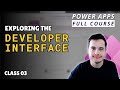Exploring the Power Apps development environment