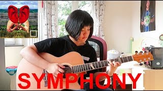 Video thumbnail of "Symphony - Clean Bandit ft. Zara Larsson (Andrew Foy arrangement) (fingerstyle guitar) Free Tabs"
