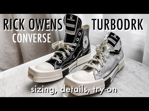 Converse Rick Owens DRKSHDW TURBODRK