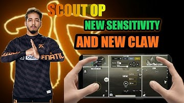 Fnatic Scout OP New Sensitivity And Controller Layout | Scout PUBG Settings