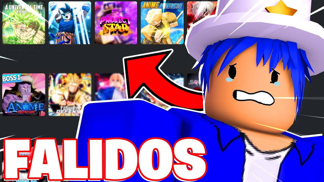 JOGOS de ANIME QUE FORAM ESQUECIDOS do ROBLOX! - Roblox 