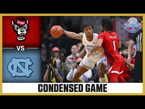 NC State vs. North Carolina Condensed Game | 2024 ACC Men’s Basketball Tournament