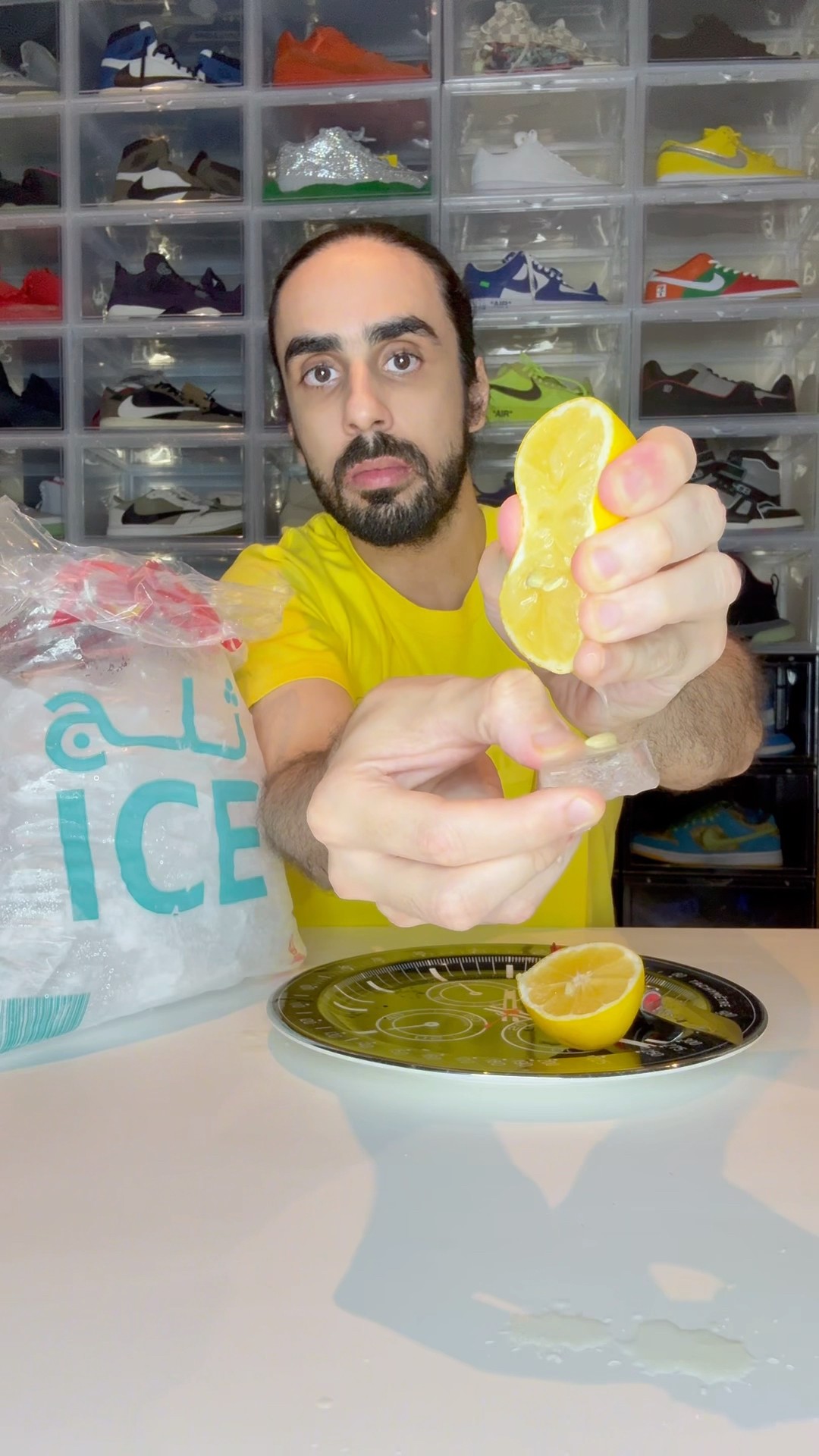 Lemon ? + Ice ? = ?? #hacks #lifehacks