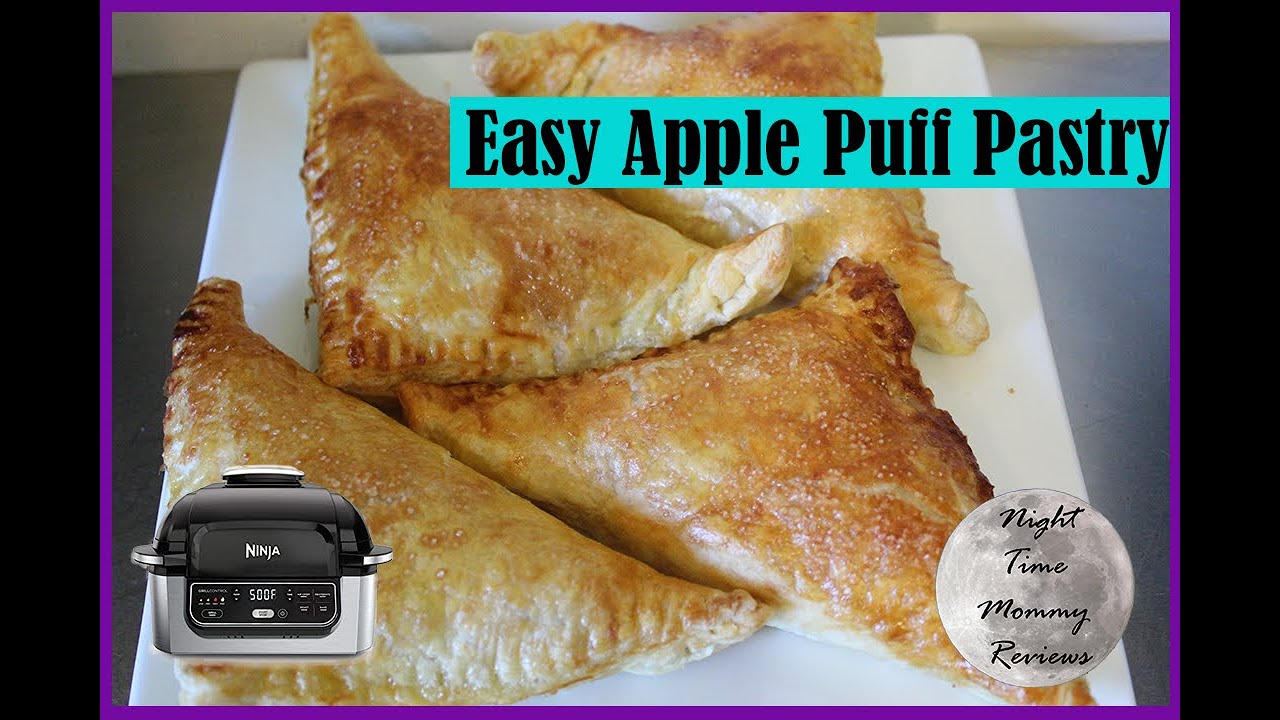 Apple Puff Pastries | NINJA FOODI GRILL BAKING RECIPE