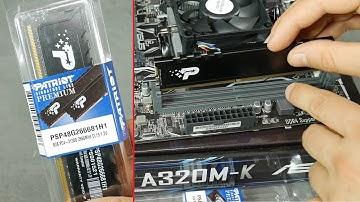 Patriot Signature DDR4 RAM Unboxing & Installation