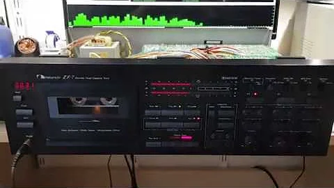 Nakamichi ZX-7 tape (Fe) calibration and azimuth test 1.