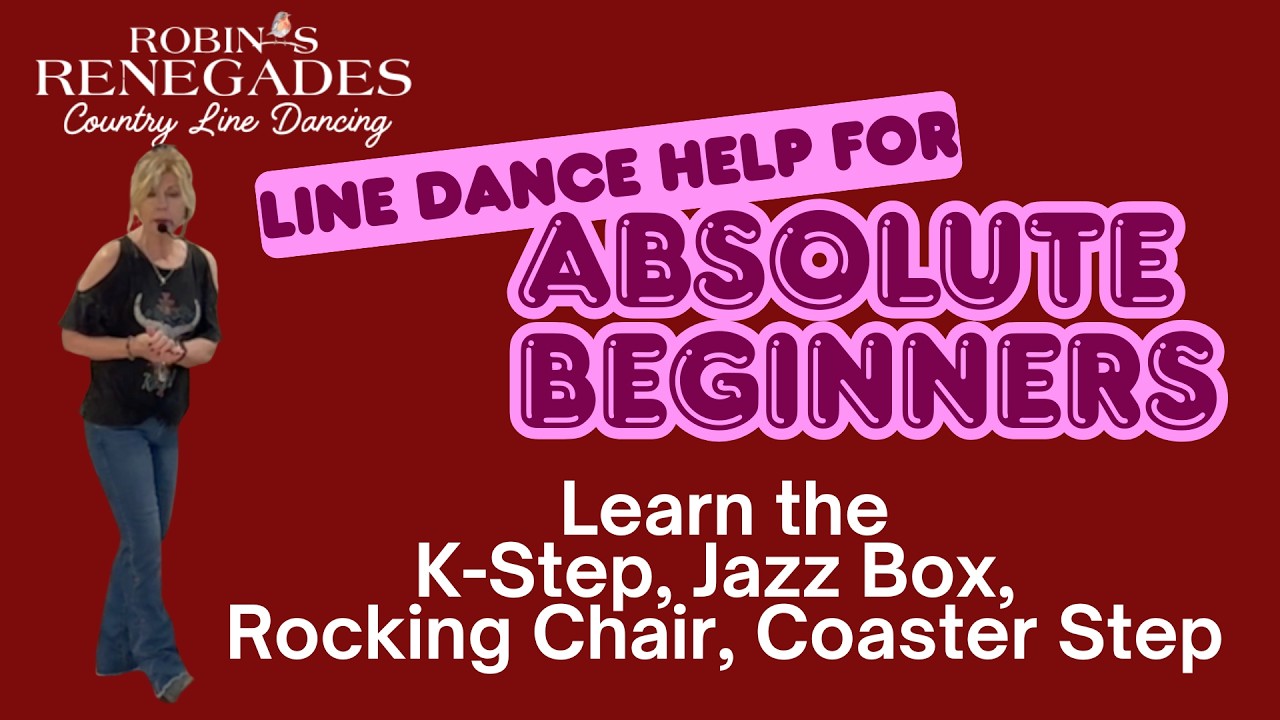 vol 1 - For ABSOLUTE Beginner Line Dancers! Slow teach of 4 the most ...