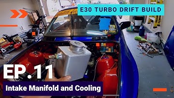 BMW E30/E36, M52 24v Turbo Drift Build Ep.11: intake/turbo/cooling install