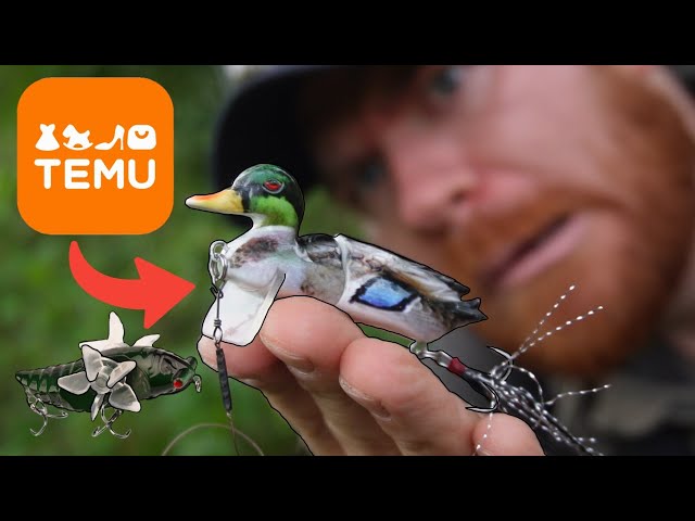 I Brought These Crazy Lures From TEMU! Will They Catch? + Big