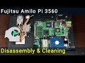 How to disassemble and clean laptop Fujitsu Amilo Pi 3560