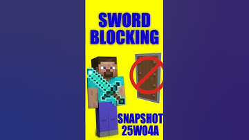 Sword Blocking is BACK in Minecraft! #minecraft#minecraftupdate #minecraftpvp