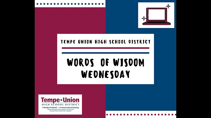 #WordsofwisdomWe...  from Tempe High School orches...