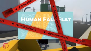 Human Fall Flat - Power Plant All Achievements Walkthrough | Trophies | Steam Xbox | Full Gameplay