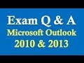 Exam Prep Microsoft Outlook 2010/2013/2016