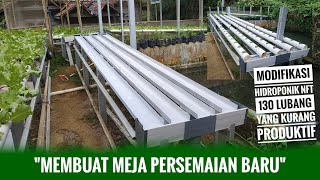 Membuat Meja Persemaian Baru | Hidroponik | Baraponik Group