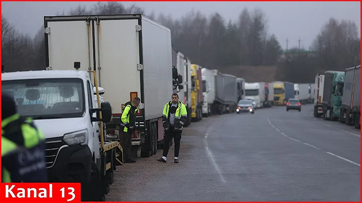 Baltarusijos pasienyje įstrigo daugiau nei 1000 Lietuvos sunkvežimių – Baltarusijos lyderis grasina juos konfiskuoti