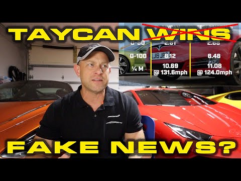 FAKE NEWS * Top Gear used OLD test Numbers for Porsche Taycan Turbo S vs Tesla Model S Race