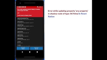 #Error while updating property 