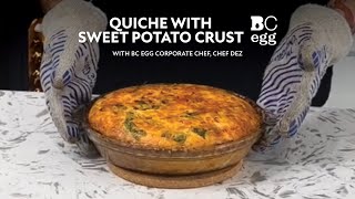 Quiche with Sweet Potato Crust with Chef Dez