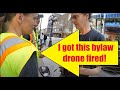 The Joys of Busking - Vancouver "bylaw drones " making seizure threats & advice to work at Starbucks