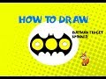 How to draw a Batman Fidget Spinner - Learn to Draw - DRAWING LESSON GUIDE