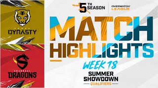 @SeoulDynasty vs @ShanghaiDragons | Summer Showdown Qualifiers Highlights | Week 18 Day 3