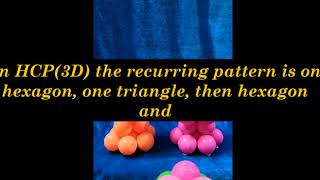 Video 21 Solid state Chemistry ; Packing in three dimensions: HCP & CCP(FCC)