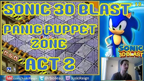 Sonic 3D Blast [Sega Saturn] - Panic Puppet Zone Act 2