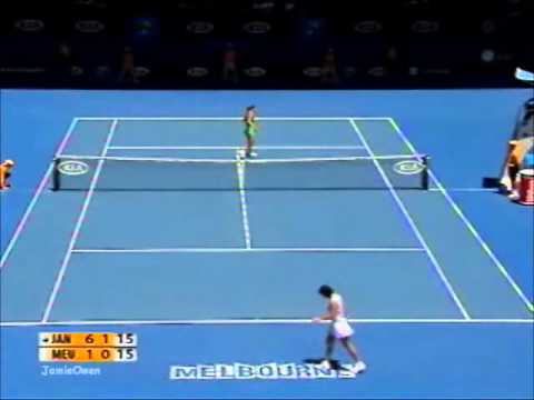 Jelena Jankovic vs Yvonne Meusburger 2009 AO Highlights