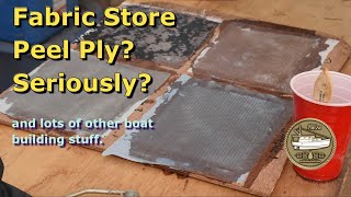 SANDING, Fairing, Cutting holes & Fabric Store Peel Ply Test  Ep 139