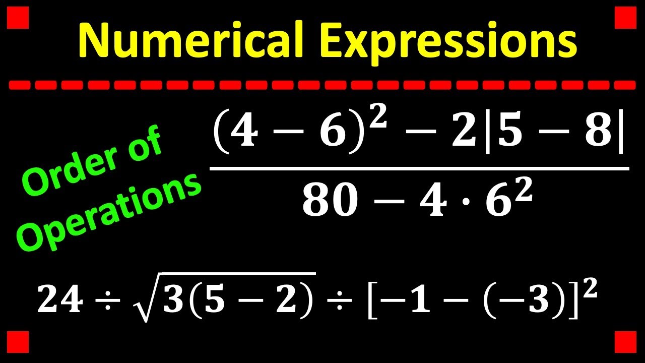 numerical representation math definition