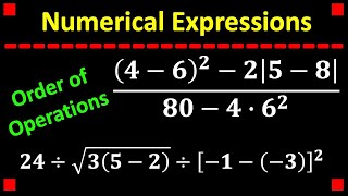 Two Examples of Numerical Expressions