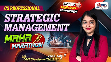 CS Professional | SM Maha Marathon 🔥 | MEPL- Divya Agarwal Mam
