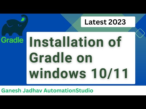 Installation of Gradle on windows 10/11 || Ganesh Jadhav AutomationStudio