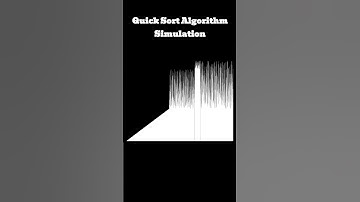 Quick Sort Algorithm Simulation #computerscience #maths